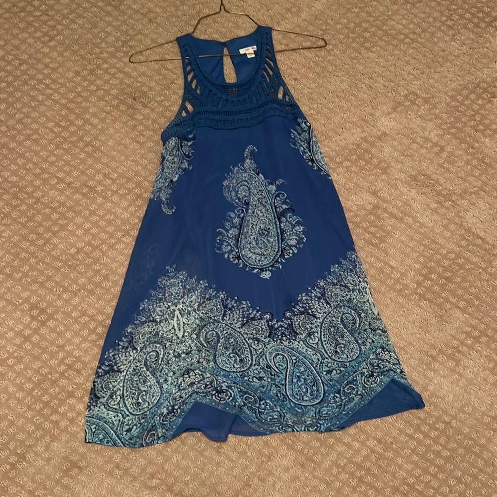Blue Paisley sundress